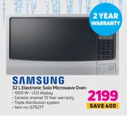 Samsung 32L Electronic Solo Microwave Oven
