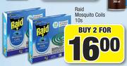 Raid Mosquito Coils-For Any 2 x 10's