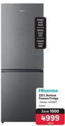Hisense 223Ltr Bottom Freezer/Fridge H310BIT 