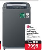 LG 18kg Smart Inverter Top Loader Washing Machine T1885NEHT2 