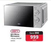 Defy 20Ltr Mirror Microwave SMO381 389393