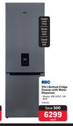 KIC 314Ltr Bottom Fridge Freezer With Water Dispenser KBF 635/2 GR WTR 