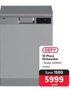 Defy 15-Place Dishwasher DDW257 455563