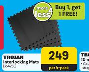 Trojan Interlocking Mats-Per 4 Pack