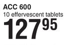 ACC 600-10 Effervescent Tablets