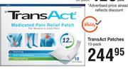 TransAct Patches-10 Per Pack