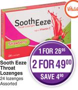 Sooth Eeze Throat Lozenges Assorted-For 2 x 24 Lozenges