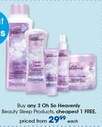 Oh So Heavenly Beauty Sleep Products-Each
