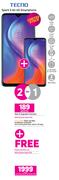 2 x Tecno Spark 5 Air 4G Smartphone-On Red Flexi 125 + On Promo 65