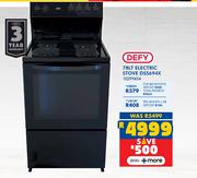 Defy 78L Electric Stove DSS694X