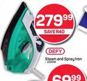 Defy Steam & Spray Iron 2200W