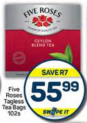 Five Roses Tagless Teabags-102s