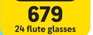 Regent Crate Of Glasses 24 Flute Glasses