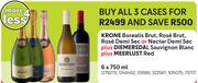 Krone Borealis Brut, Rose Brut, Rose Demi Sec Or Nectar Demi Sec-For 3