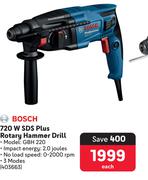Bosch 720W SDS Plus Rotary Hammer Drill GBH 220
