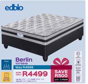 Edblo Berlin 137cm Double Bed Set