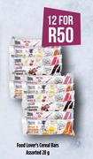 Food Lover's Cereal Bars Assorted-For 12 x 28g