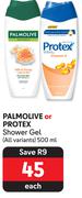Palmolive Or Protex Shower Gel (All Variants)-500ml Each
