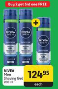 Nivea Men Shaving Gel-200ml Each