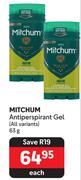 Mitchum Antiperspirant Gel (All Variants)-63g Each