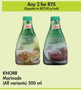 Knorr Marinade (All Variants)-For 2 x 500ml