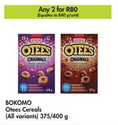 Bokomo Otees Cereals (All Variants)-For 2 x 375/400g