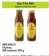 Mrs. Ball's Chutney (All Variants)-For 2 x 470g