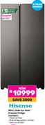 Hisense 508L Side By Side Freezer Fridge H670SIT