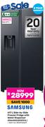 Samsung 617L Side By Side Freezer/Fridge With Water Dispenser RS64DG53R3B1FA