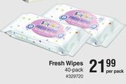 Baby Things Fresh Wipes 40 Pack-Per Pack