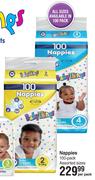 Baby Things Nappies 100 Pack Assorted Sizes-Per Pack