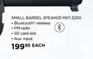 M Stuff Small Barrel Speaker MST-3200-Each
