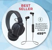 M Stuff Bluetooth Headphones & Earphones Bundle