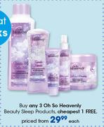 Oh So Heavenly Beauty Sleep Products-Each