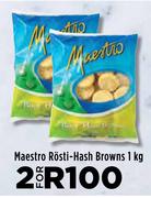 Maestro Rosti Hash Browns-For 2 x 1kg 