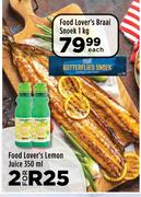 Food Lover's Braai Snoek-1kg Each