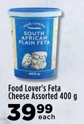Food Lover's Feta Cheese Assorted-400g Each