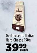 Quattrocento Italian Hard Cheese-150g Each