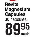 Revite Magnesium Capsules 30 Capsules-Each