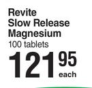 Revite Slow Release Magnesium 100 Tablets-Each