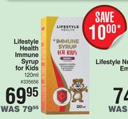 Lifestyle Health Immune Syrup For Kids-120ml