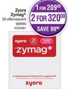 Zyora Zymag+ 30 Effervescent Tablets-For 1