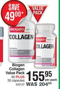 Biogen Collagen Value Pack 60 Plus 30 Capsules-Per Pack