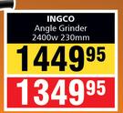 Ingco Angle Grinder 2400W 230mm