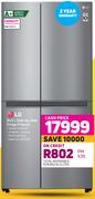 LG 643L Side By Side Fridge Freezer