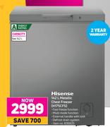 Hisense 142L Metallic Chest Freezer H175CFS