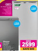 Defy 90L Metallic Bar Fridge B4802M