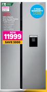 Defy 555L Metallic Side By Side Freezer Fridge DFF447