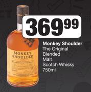 Monkey Shoulder The Original Blended Malt Scotch Whisky-750ml