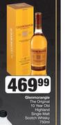Glenmorangie The Original 10 Year Old Highland Single Malt Scotch Whisky-750ml 